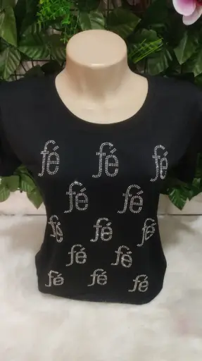 Blusa básica estampada tamanho M