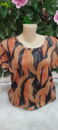Blusa básica estampada TM único